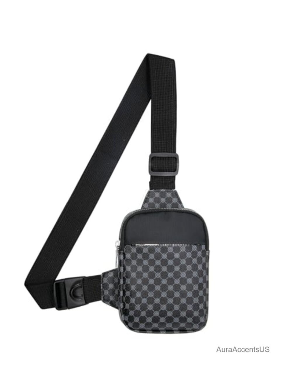 Mini Sling Bag Vegan Leather Crossbody Phone Bag Waterproof Travel Chest Bag